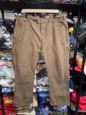 Y2K Dickies Relaxed Brown Carpenter Pants Size 38x30
